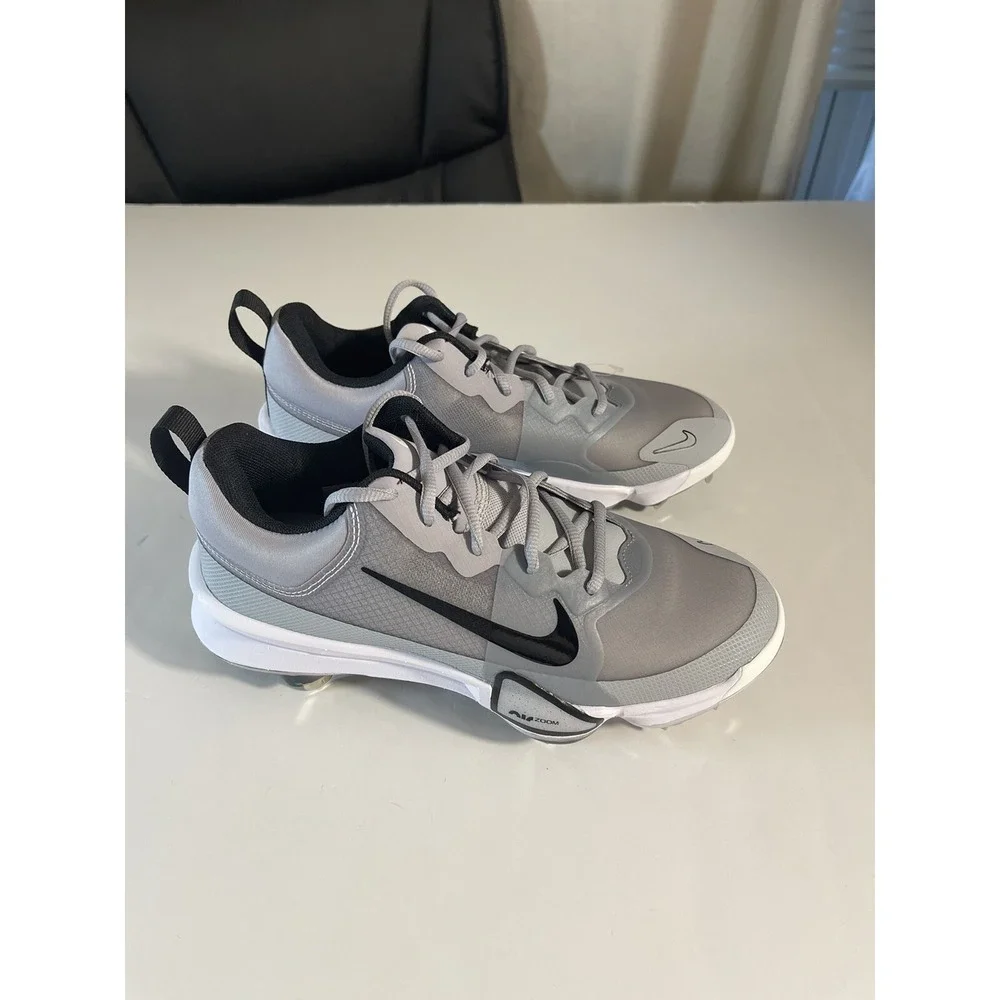 Nike Force Zoom Trout 9 Men's Pro Baseball Cleats Size 7 Gray New